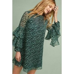 Anthropologie Ranna Gill Fluttered Tunic dress